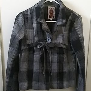 Cute crop top pea coat